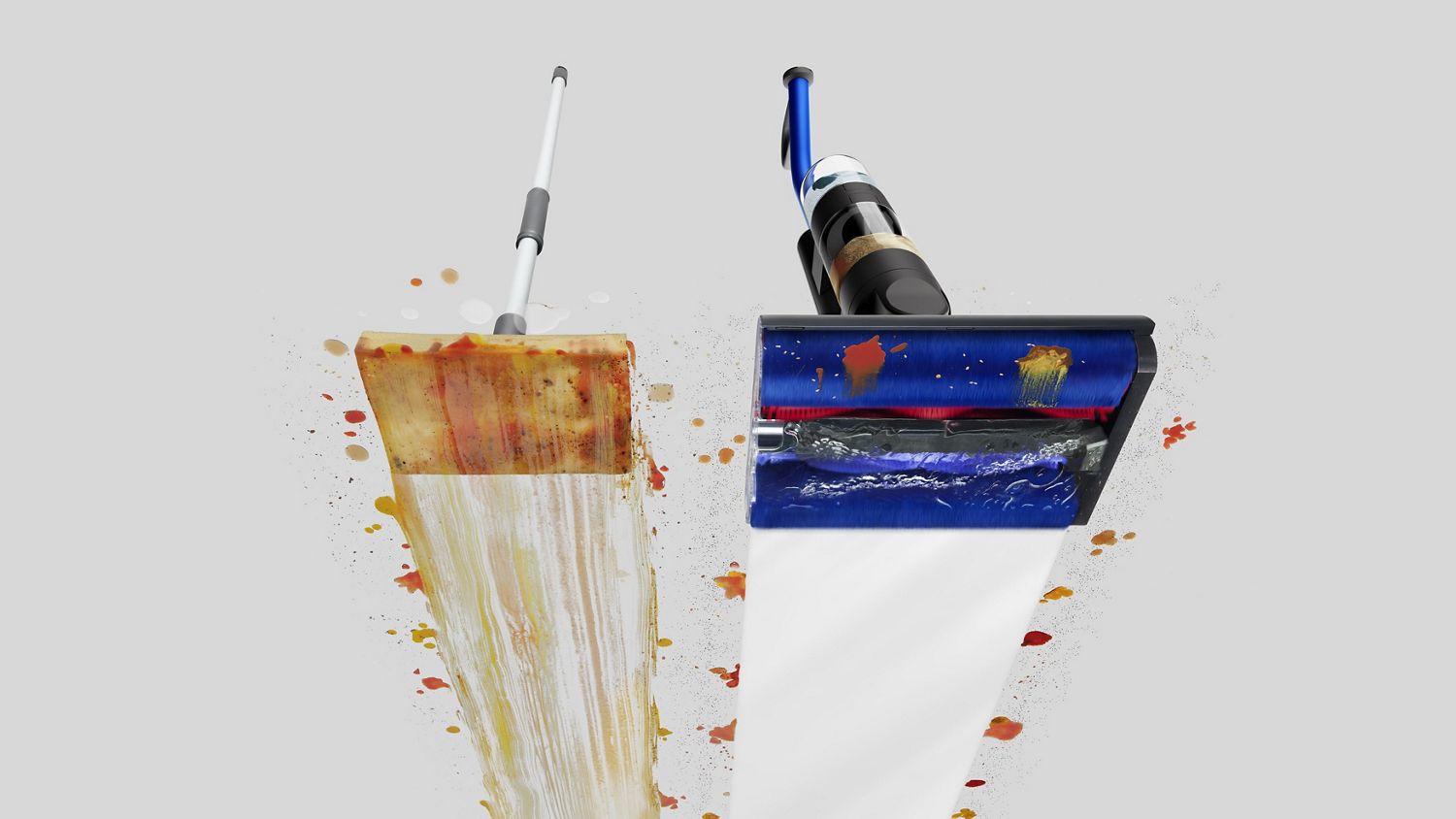 Wash G1 et une serpillère nettoient le sol